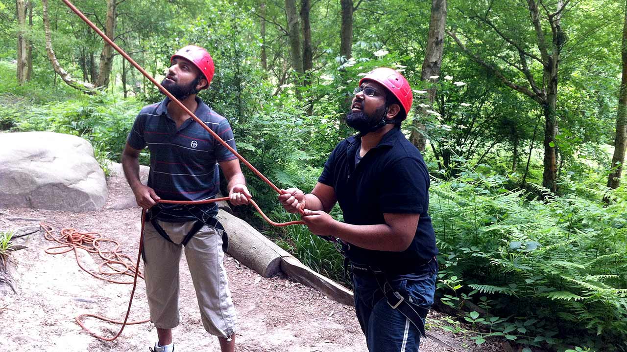 rock climbing abseiling experience sussex kent