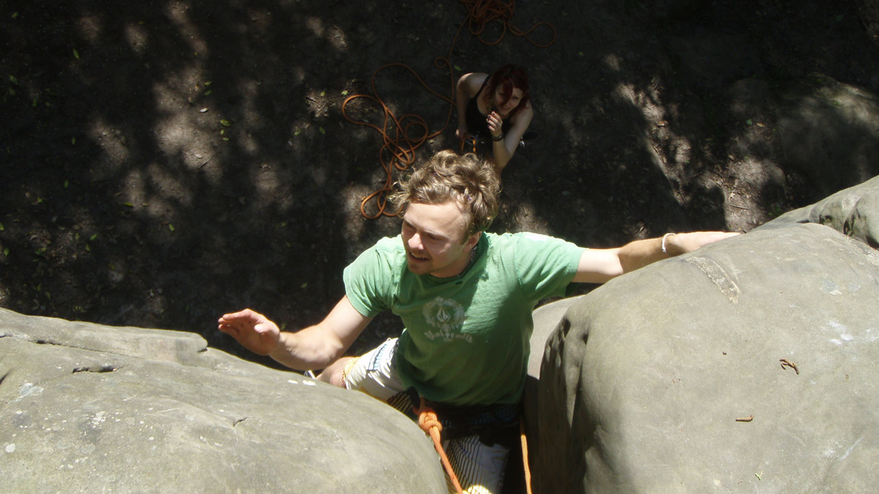 adult rock climbing club