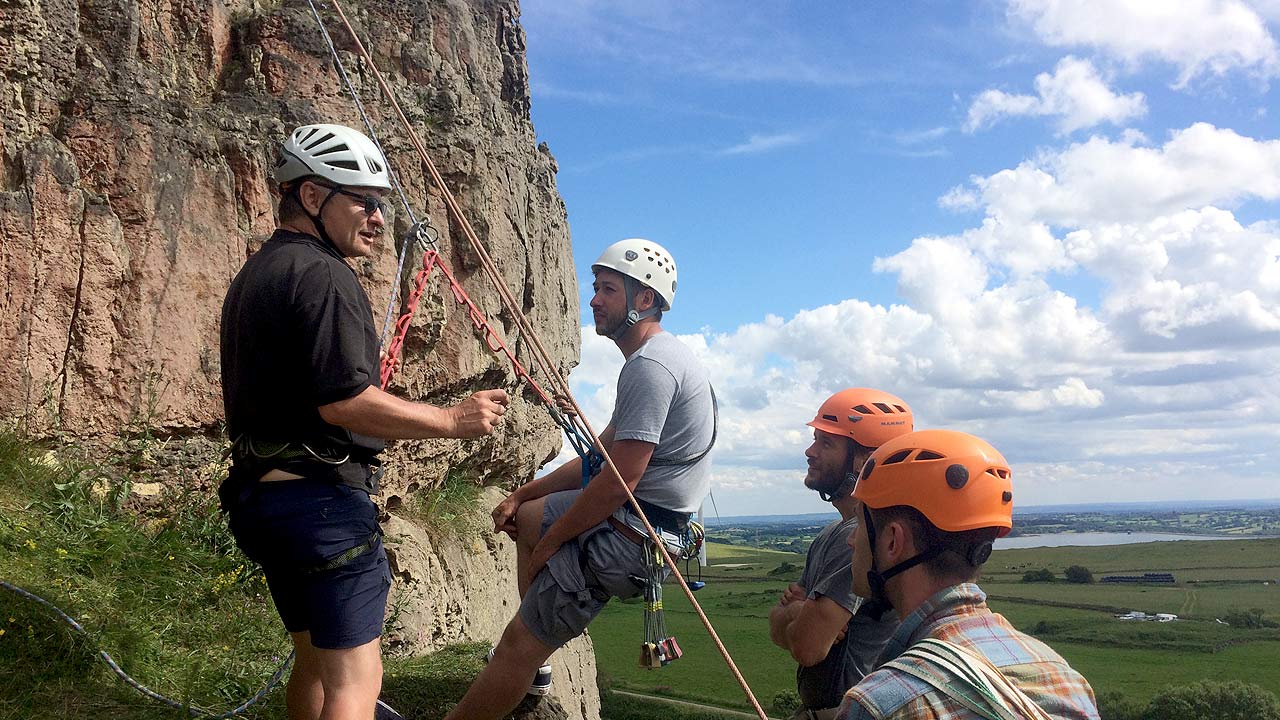 rock climbing instructor assessment