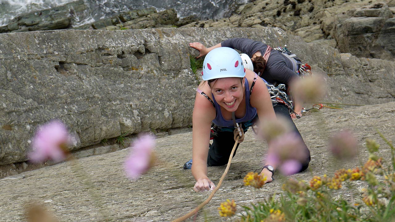 rock climbing holiday pembroke wales