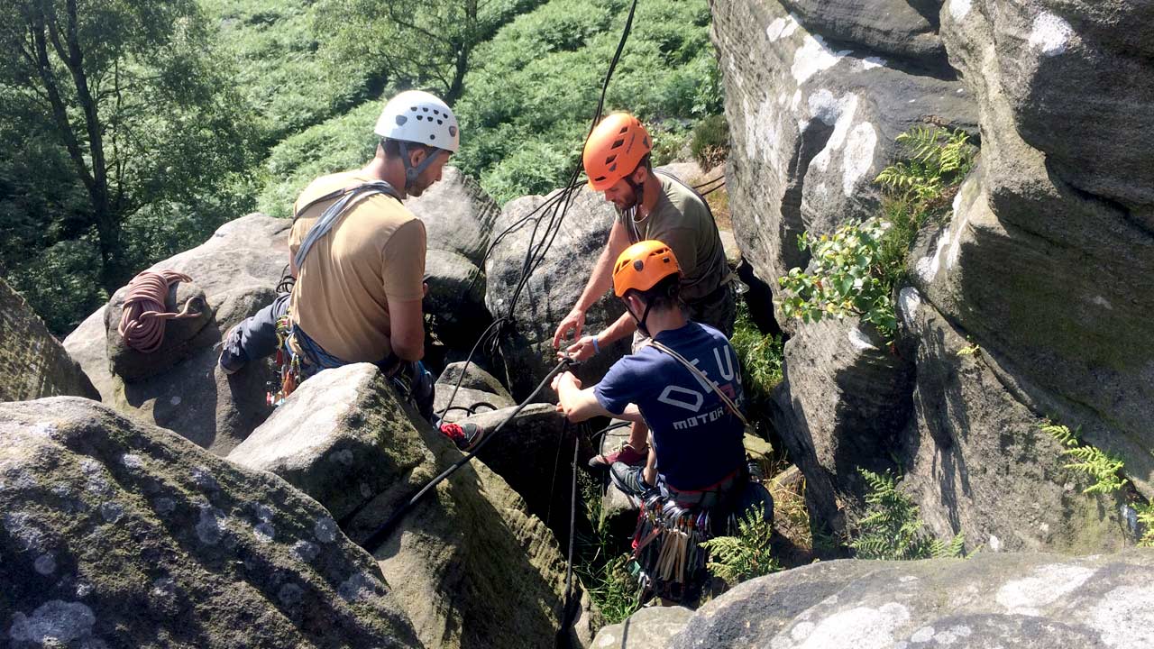 rock climbing instructor training course