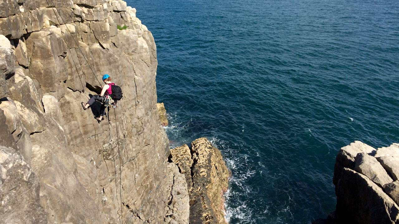 rock climbing holiday swanage