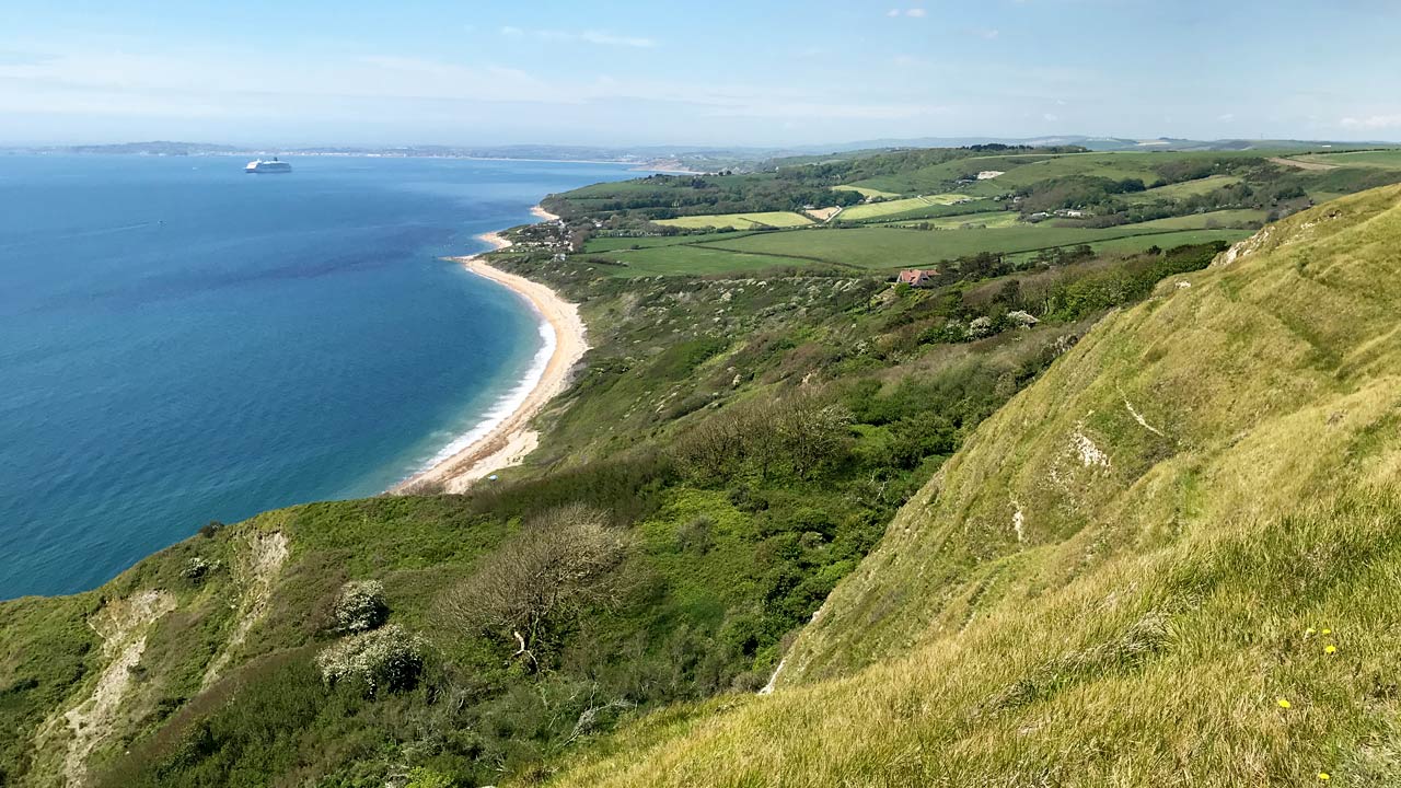 jurassic coast walking challenge km