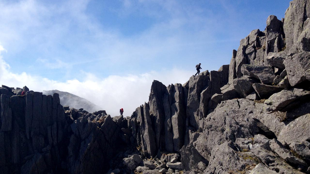 scrambling course north wales