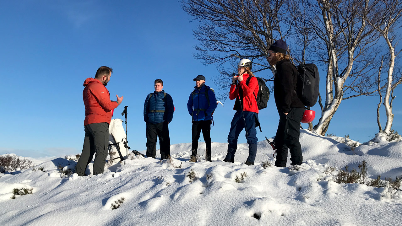 scottish winter skills course