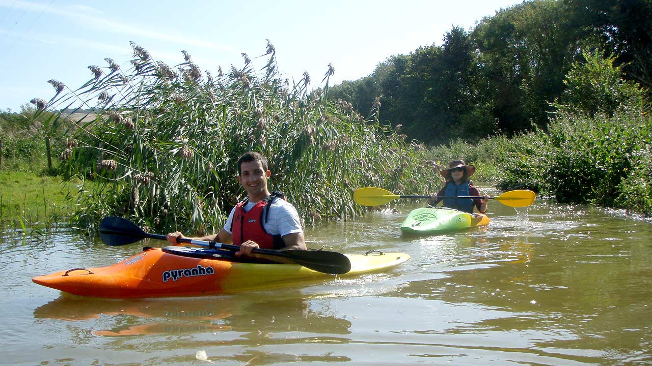 kayaking river cuckmere sussex