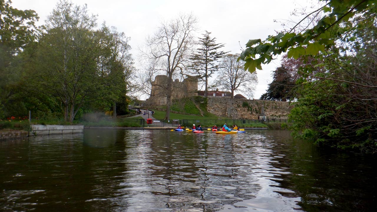 kayaking river medway tonbridge kent