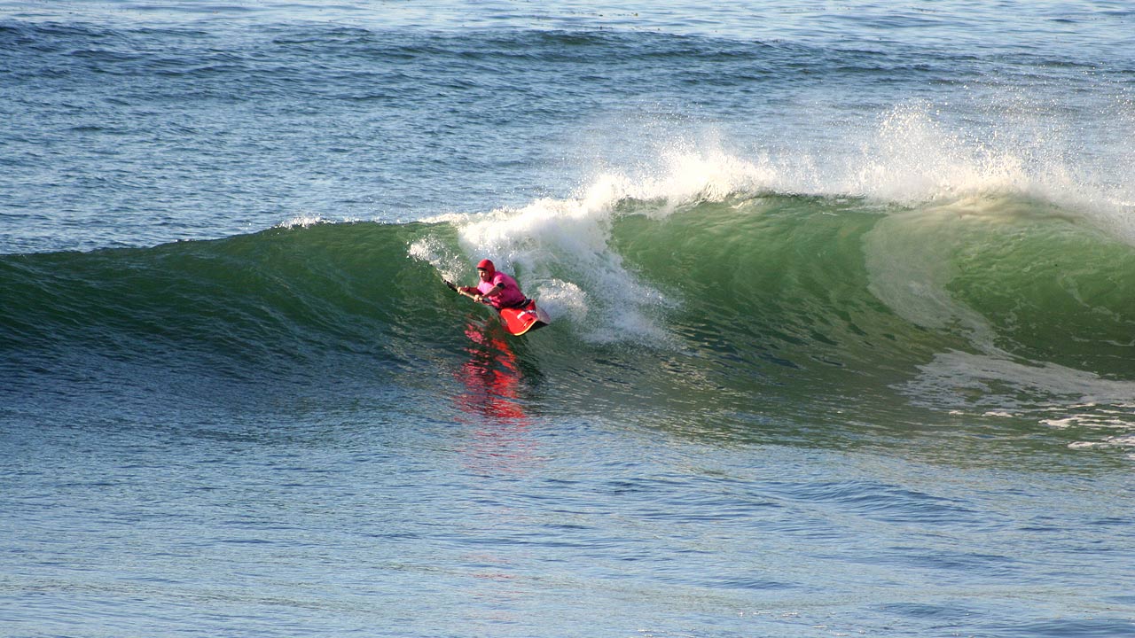 surf kayak training course