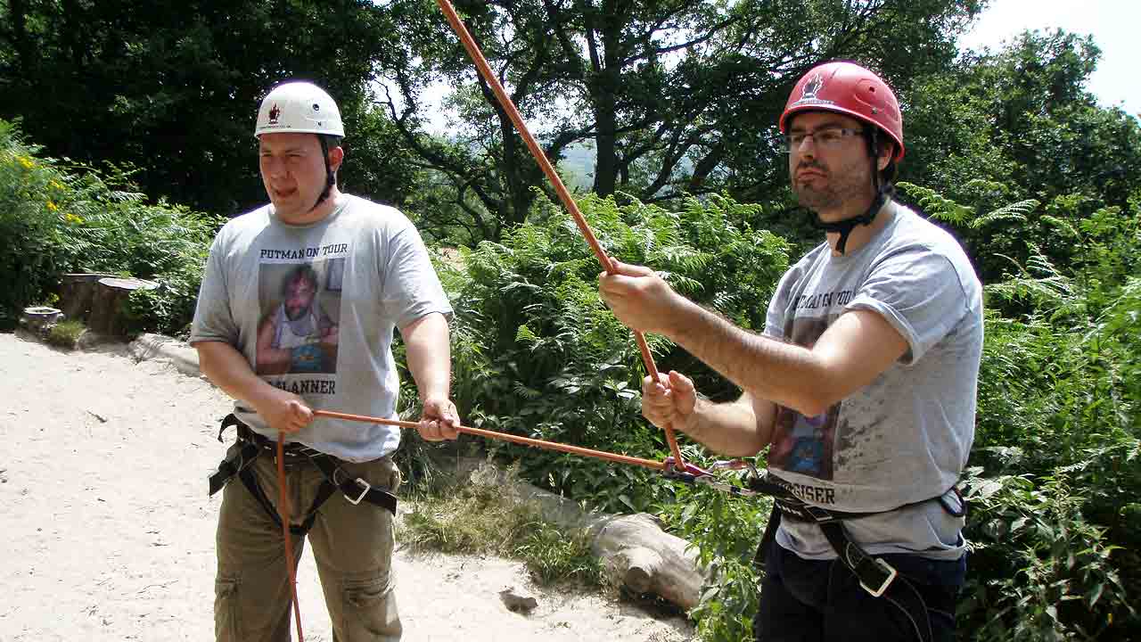 rock climbing kayaking stag hen party